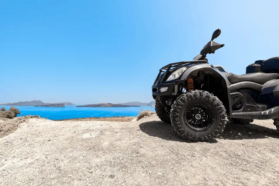 Santorini ATV Rental - Blue Quad in Imerovigli | Rafale Rentals