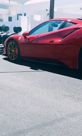 Two families, totaling ten people, rent ATVs in Santorini to explore the island together. A fun group adventure on the scenic roads and picturesque landscapes.